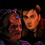 Doctor and Davros Comic Art