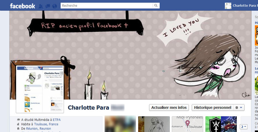 Timeline profile on FB