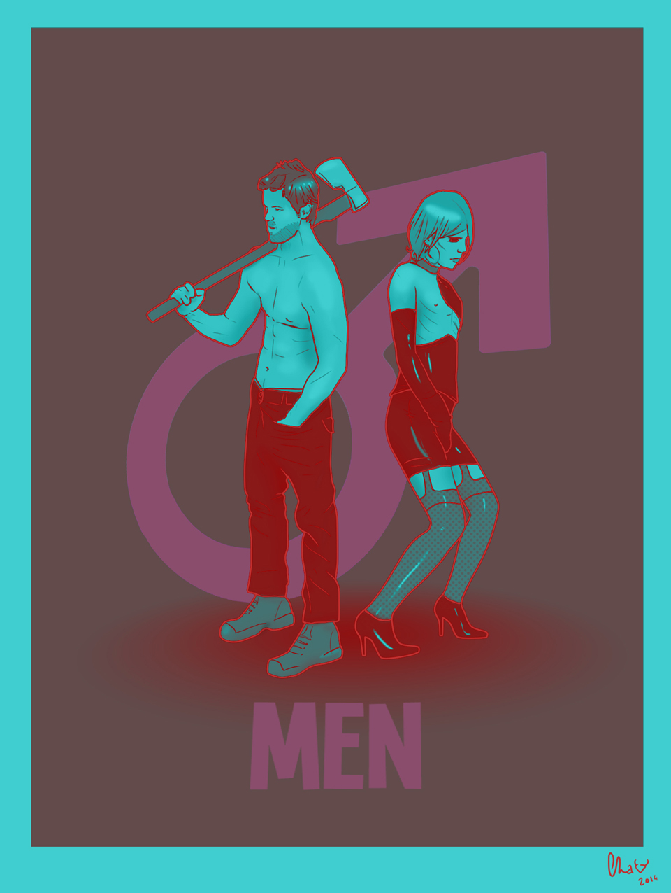 Men (contest) by Red-Cha