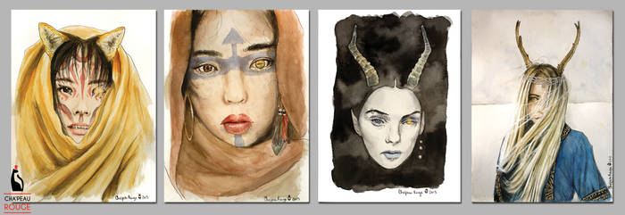 Shaman Series - Watercolors