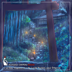 Wandering God - Illustration for Etherval Magazine