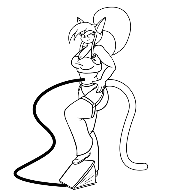 Breast expansion drawing animation hose. 