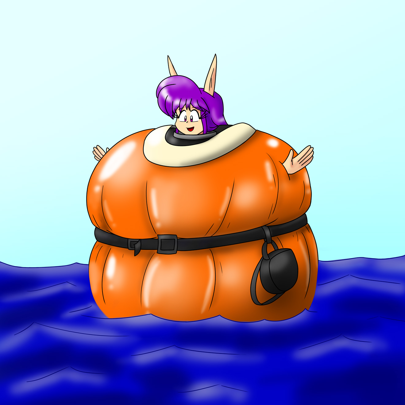 Inflatey May Suit Inflation Commission by Thiridian on DeviantArt