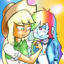 AppleJack X RainbowDash (Request) - Minivanmaster