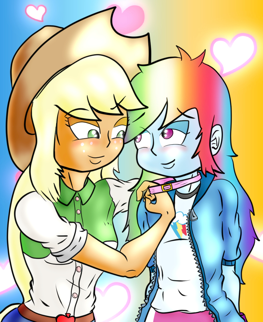 AppleJack X RainbowDash (Request) - Minivanmaster