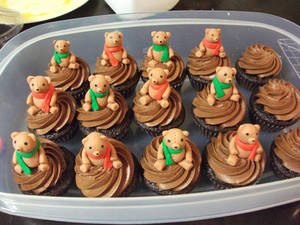 Teddy Bear Cupcakes