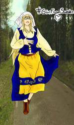 [APH] Nyo!Sweden - Girl From Sweden(?)