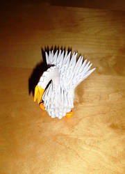 Origami 3D Little Swan by IDEAndo-art