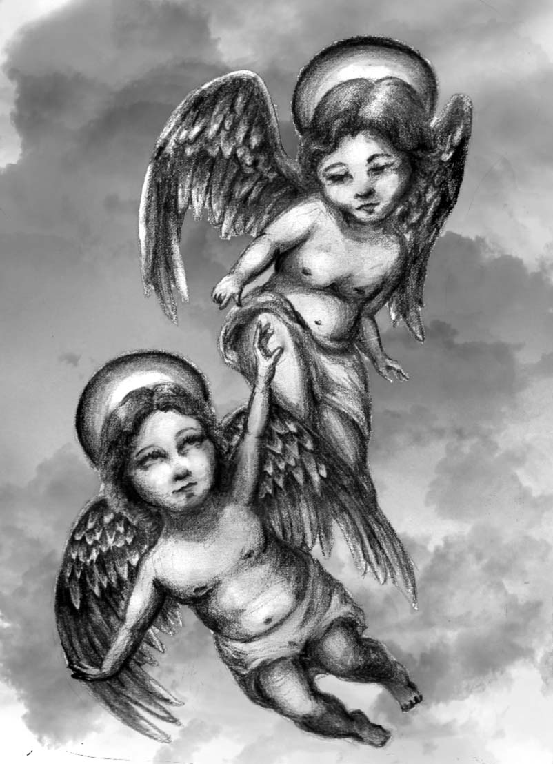 Cherubs, back design