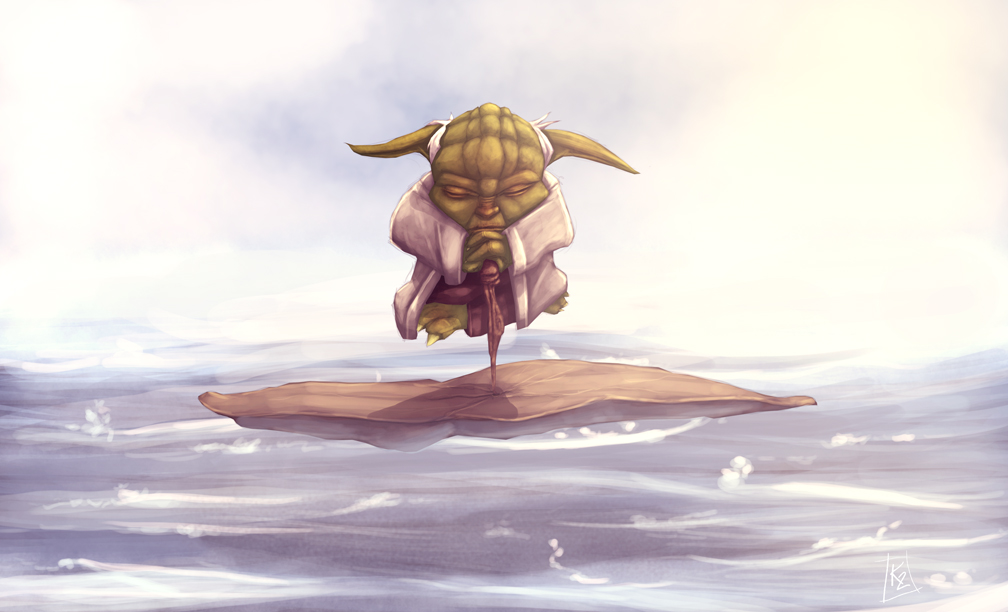 Yoda in the Mist by KendrickTu