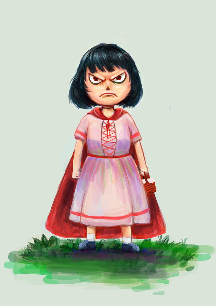 Grumpy Red Riding Hood Angry Little Red Riding Hood by lucky1717123 on DeviantArt