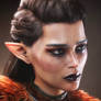 Portrait of an elf woman