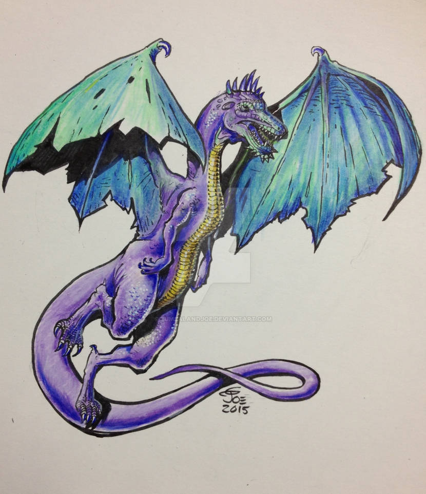 Angst Dragon 27 of 365. Lavender Dragon Angst by ZumbalandJoe on DeviantArt