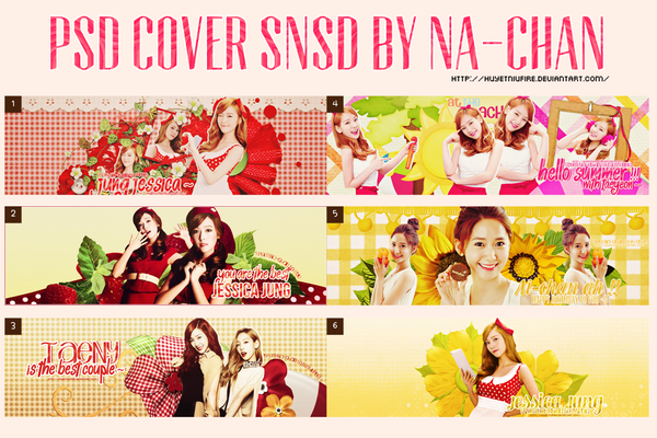 [PSD Pack] PSD Cover SNSD by Na-chan