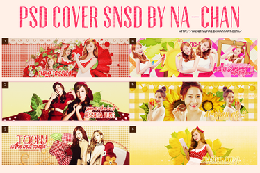 [PSD Pack] PSD Cover SNSD by Na-chan