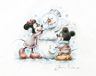 Mickey and Minnie by jeremiasch