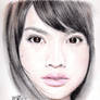 Repost: Color pencil portrait of Rainie Yang