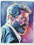 Watercolor painting of Logan by chaseroflight
