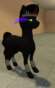 Mlp Queen Sombra Oc (New pony modle WIP)