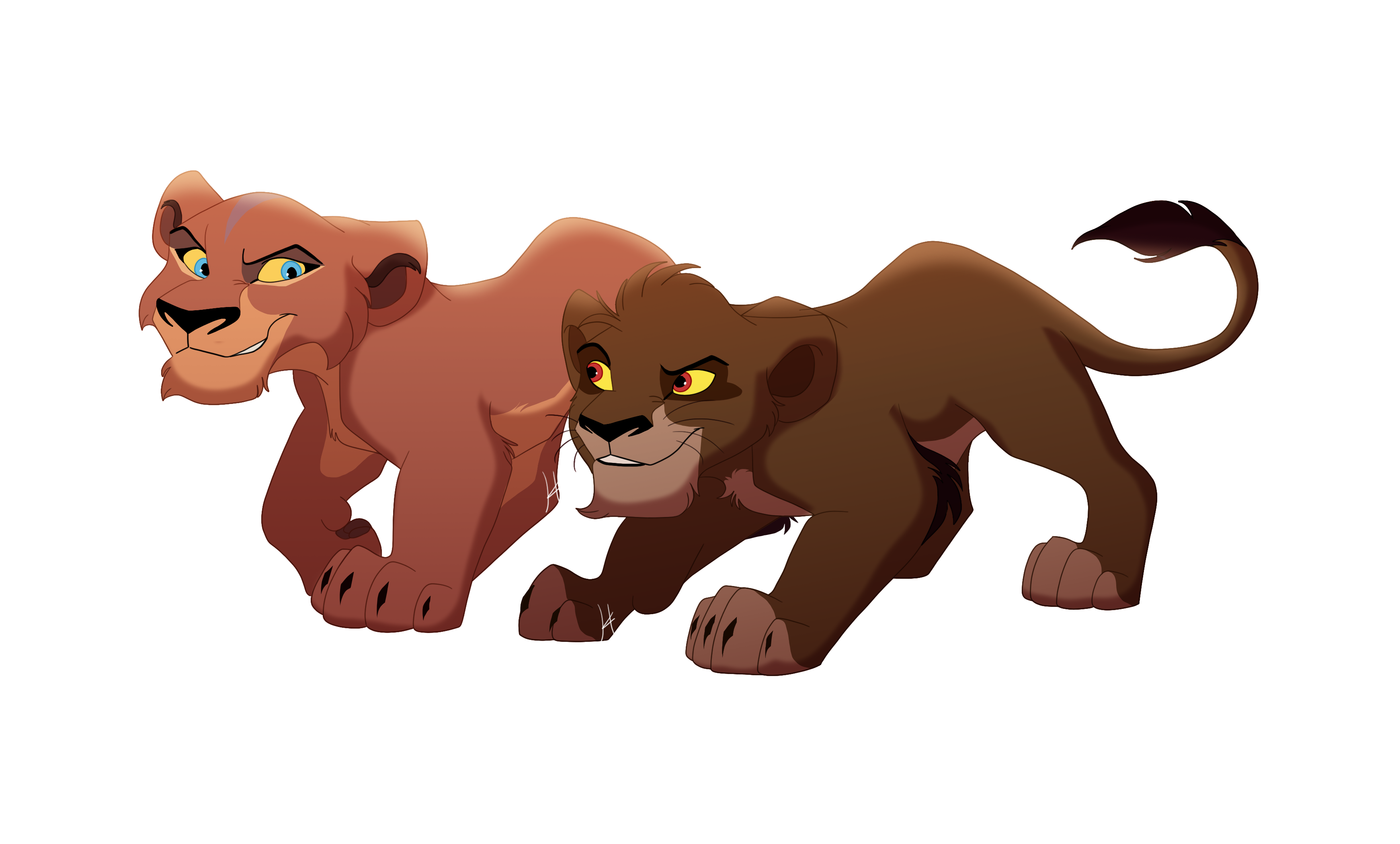 Friendly Rivals by albinoWolf58 on DeviantArt