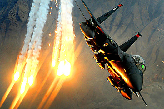 F-15E Strike Eagle, graceful flying