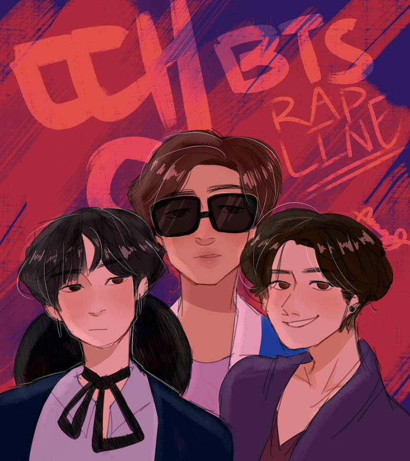 BTS RAP LINE DDAENG by pajeons on DeviantArt BTS RAP LINE DDAENG by pajeons on DeviantArt