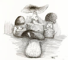 Inktober 25, why are they looking for you ?