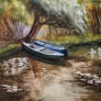 Monet's small boat