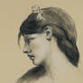Charcoal head study