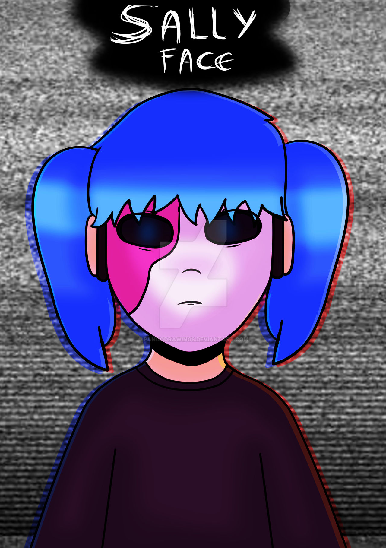 Sally Face fanart by PandoDrawings on DeviantArt