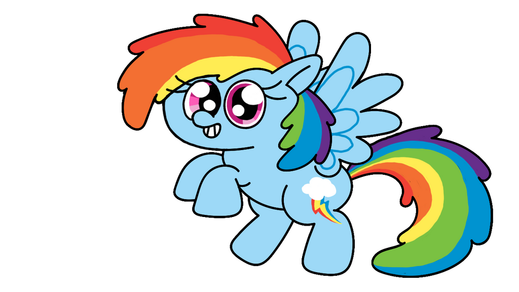 Let's Draw - My Little Pony - Rainbow Dash by diuky on DeviantArt