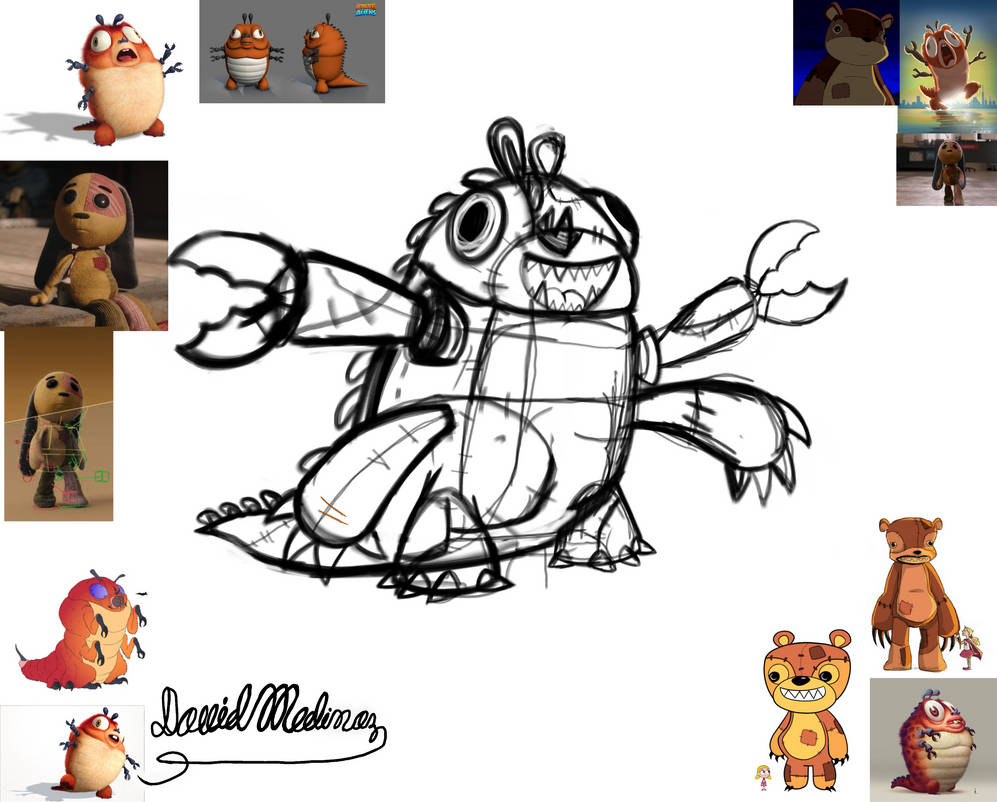 Tedzilla Teddyzilla character based by cronnover on DeviantArt