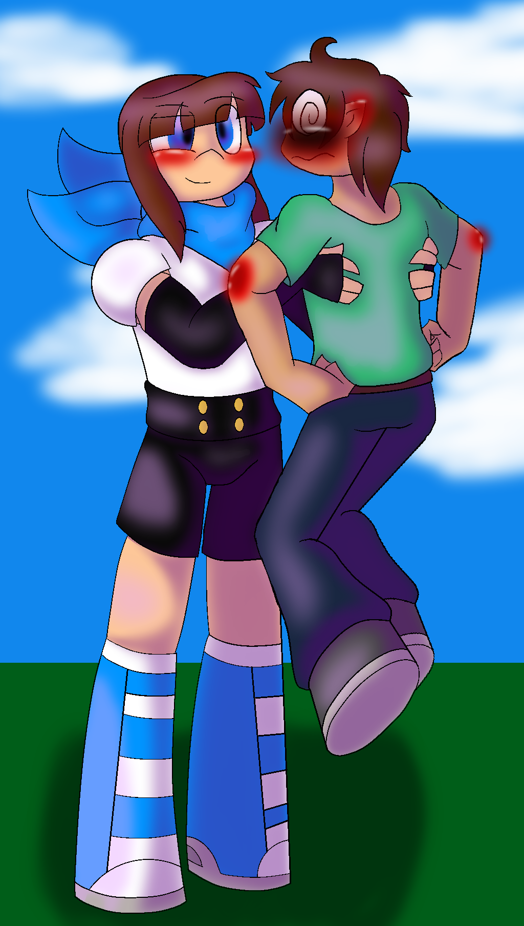 riding around herobrine girl with eye minecraft by DEMIgamerGIRLYDS1 on  DeviantArt