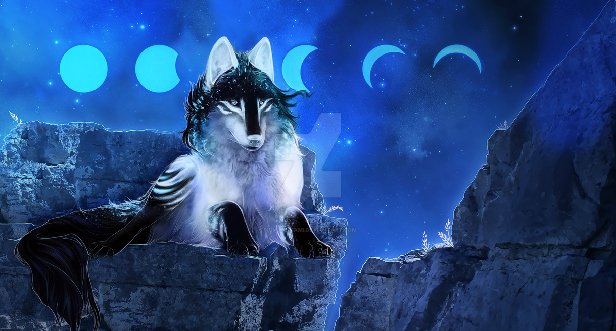 Moon Lady Reference Moon lady by Kumiho-kami on DeviantArt