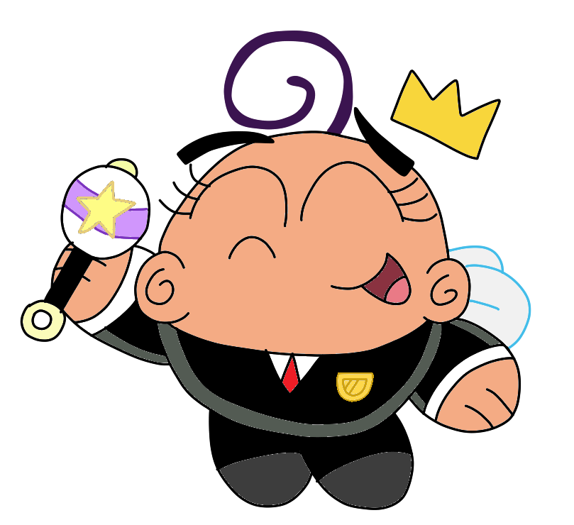 Poof wearing uniform and holding rattle #3 PNG by WannyManny on DeviantArt