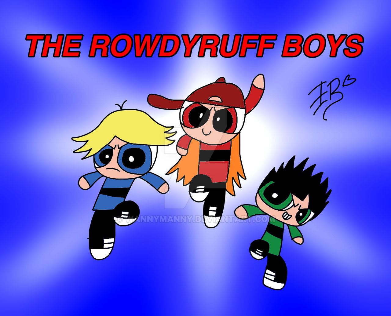 The Rowdyruff Boys drawn by me by WannyManny on DeviantArt
