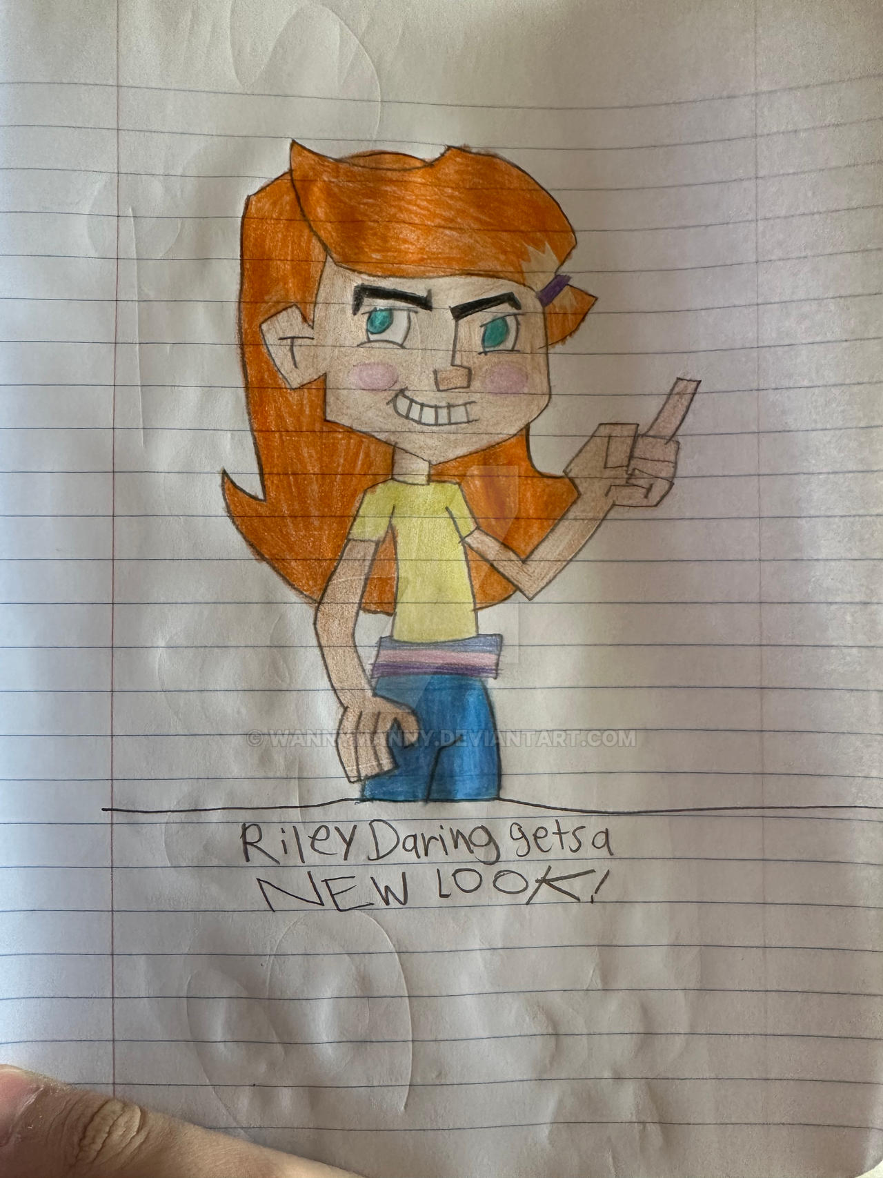 I was drawing Riley Daring again by WannyManny on DeviantArt