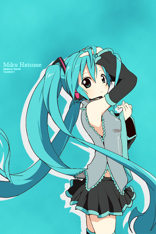 Miku Hatsune iPhone