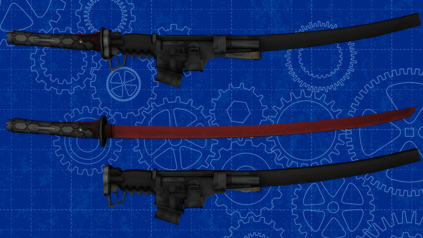 Murasama MGR Scabbard and Katana Sword by psycosid09 on DeviantArt