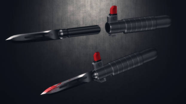 [MMD] Rook Hattori's Ballistic knife (WIP)