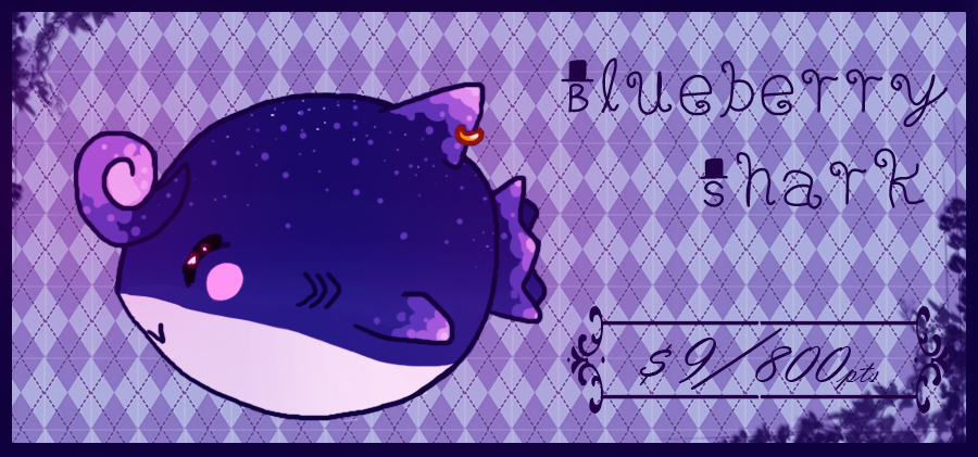 BlueberryShark Adopt (sold)