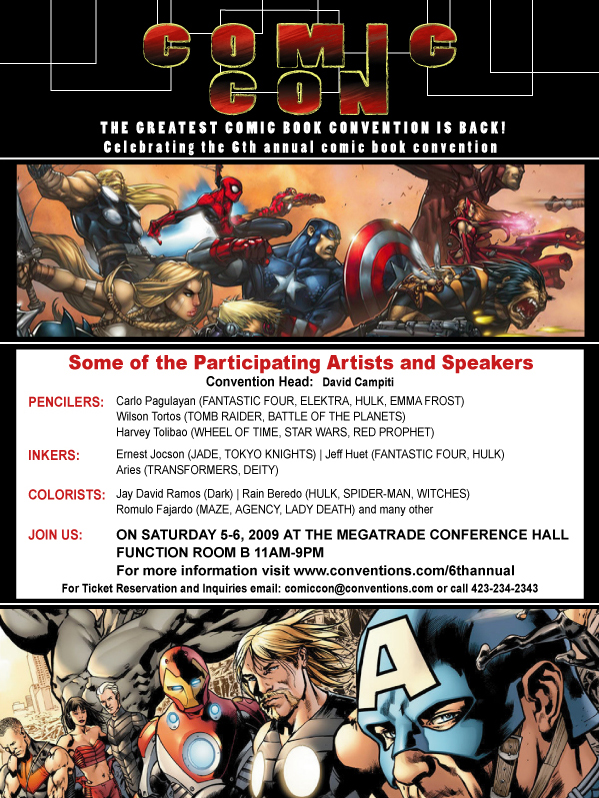 ComicCon Flyer by gonzalezs777 on DeviantArt