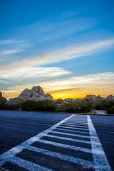 Sunset at Joshua Tree Park