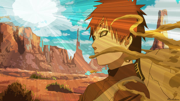 Gaara of the Desert (Naruto) Desktop wallpaper by Heinyboi on DeviantArt