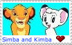 Simba and Kimba stamp