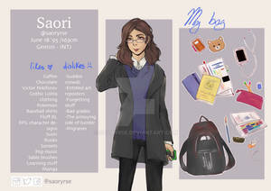 Meet the artist! - Saoryrse