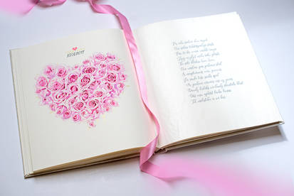 Watercolor Painting Roses - Wedding Book 11