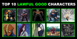 My Top 10 Lawful Good Characters
