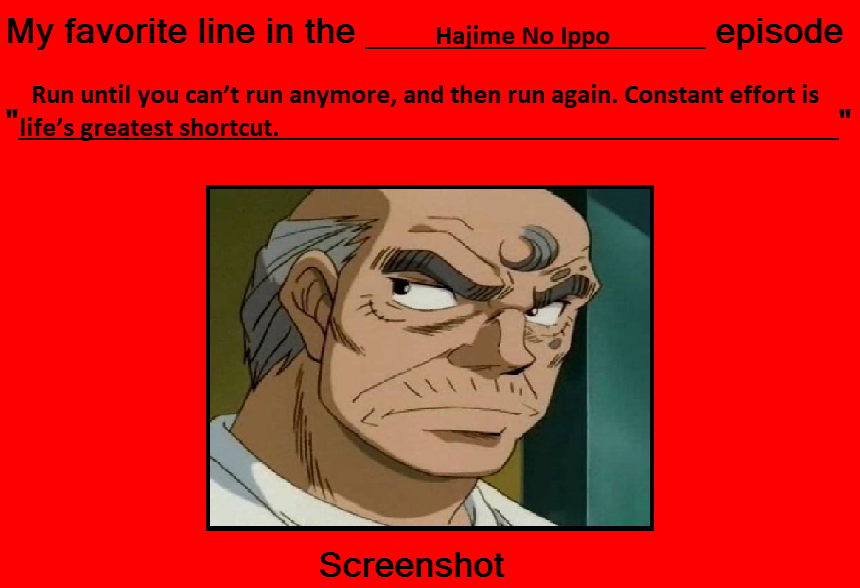 Hajime no Ippo  Know Your Meme