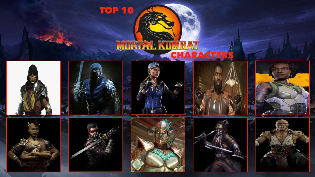My Top 10 Mortal Kombat Characters by SkullKiller1199 on